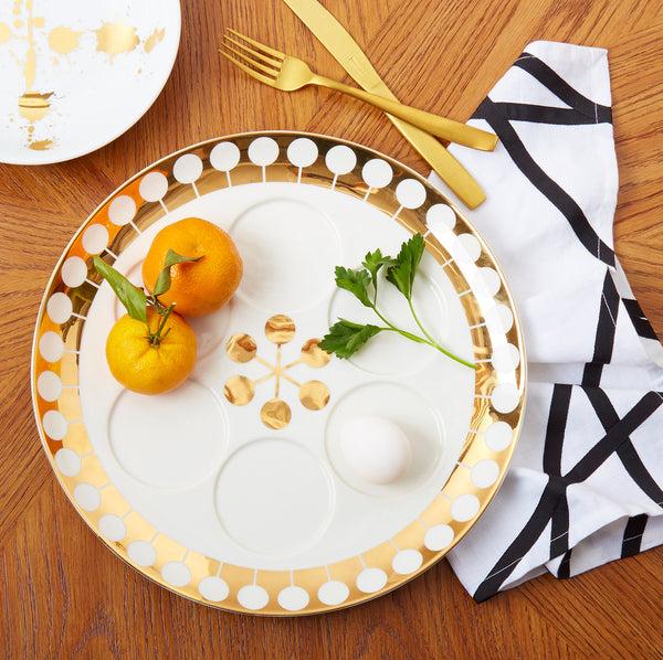 Jonathan Adler Futura Seder Plate