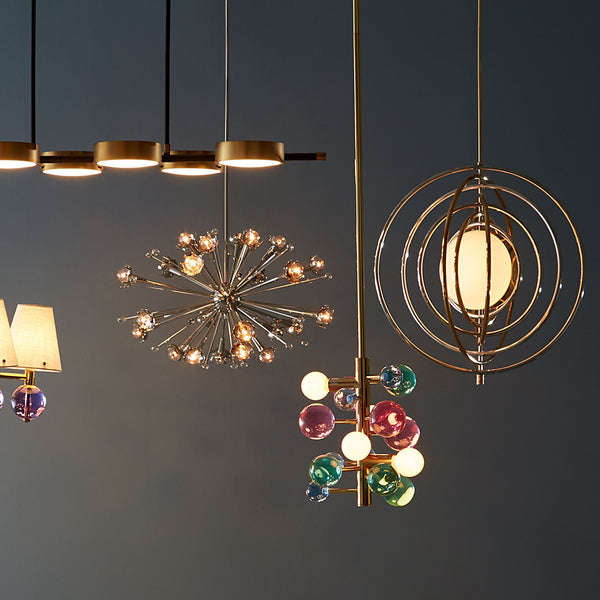 Jonathan Adler Globo Five-Light Chandelier