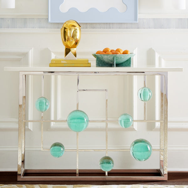 Jonathan Adler Globo Fretwork Console