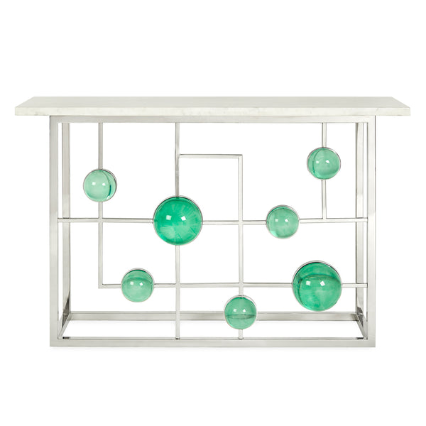 jonathan adler Globo Fretwork Console
