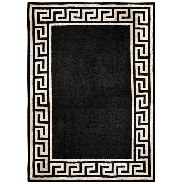 Jonathan Adler Greek Key Border Flatweave Rug