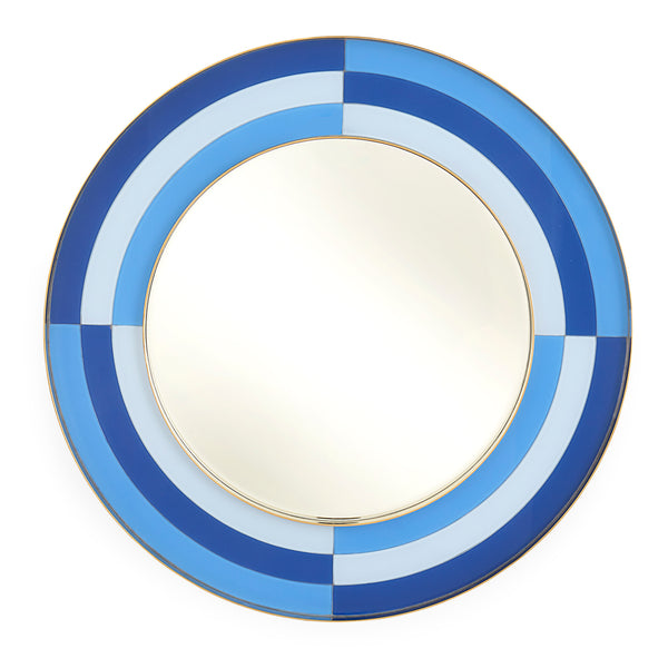 jonathan adler Harlequin Round Mirror
