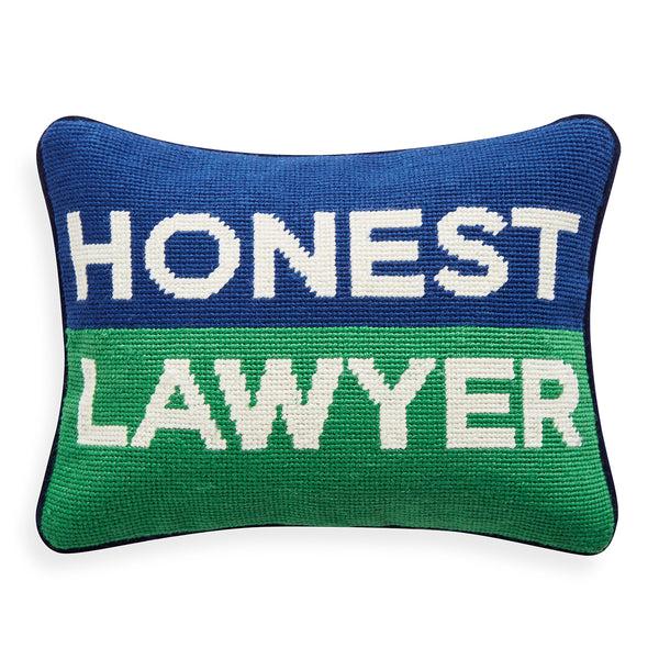 jonathan adler Honest Lawyer Needlepoint Pillow