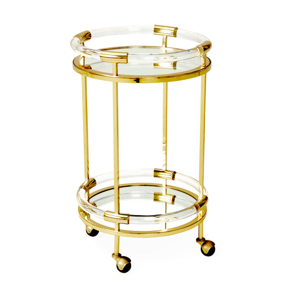 jonathan adler Jacques Round Bar Cart