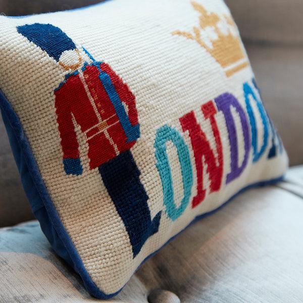 Jonathan Adler Jet Set London Pillow