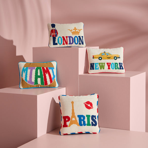 Jonathan Adler Jet Set Miami Pillow