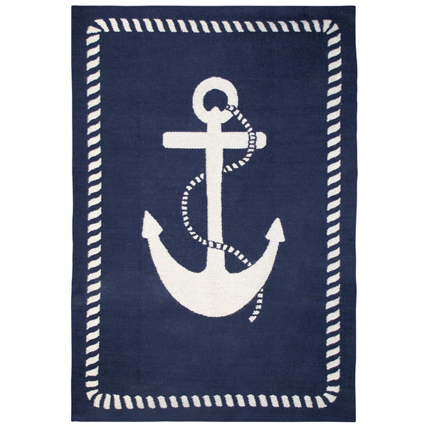 jonathan adler Junior Anchor Flatweave Rug