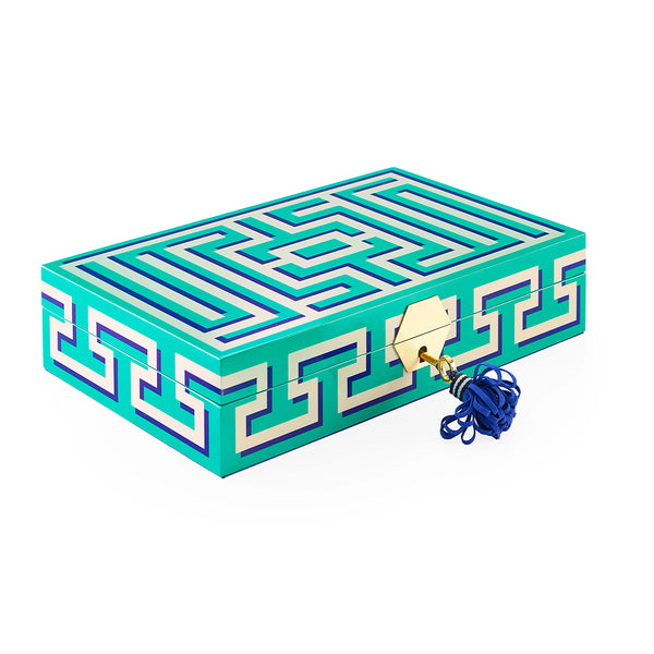 Jonathan Adler Labyrinth Lacquer Jewelry Box