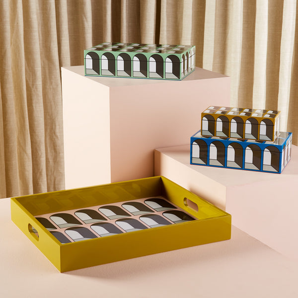 Jonathan Adler Large Arcade Lacquer Box