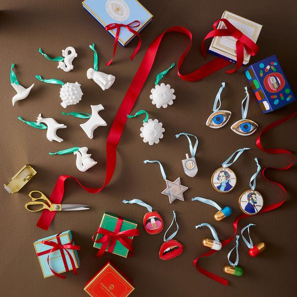 Jonathan Adler Lips Full Dose Ornament