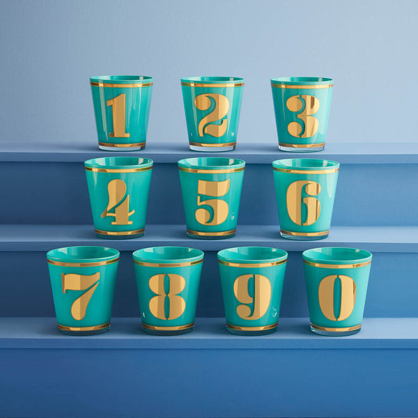 Jonathan Adler Lucky Number Rocks Glass