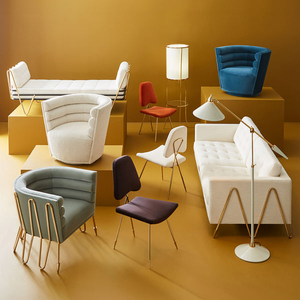 Jonathan Adler Maxime Swivel Club Chair