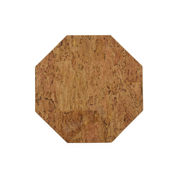 jonathan adler Metallic Cork Octagon Placemat Set