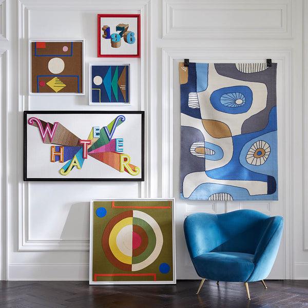 Jonathan Adler Monterey Bullseye Corded Art