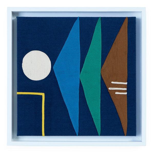 jonathan adler Monterey Triangles Corded Art