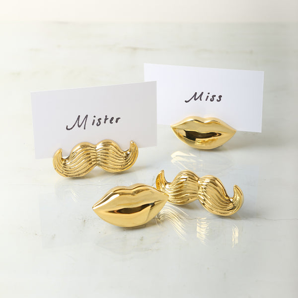 Jonathan Adler Mr. & Mrs. Muse Place Card Holder Set