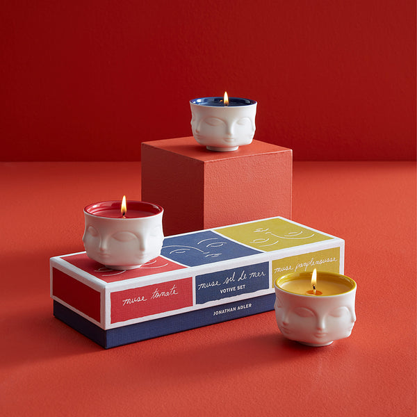 Jonathan Adler Muse Couleur Votive Set