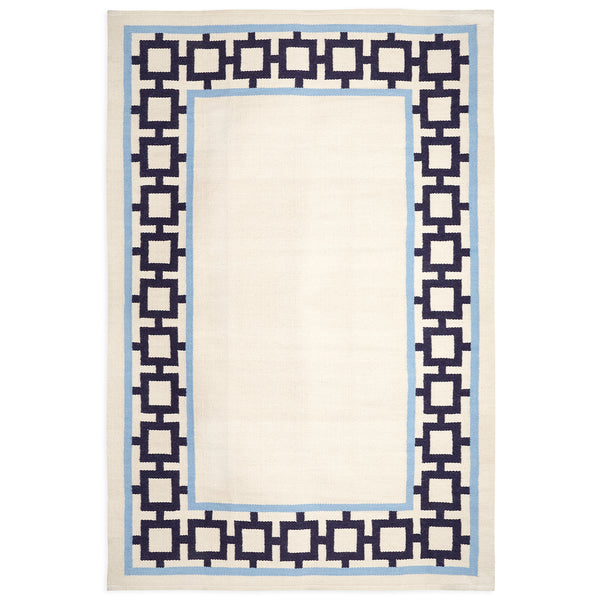 Jonathan Adler Nixon Border Flatweave Rug