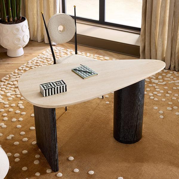 Jonathan Adler Oeuf Travertine Desk