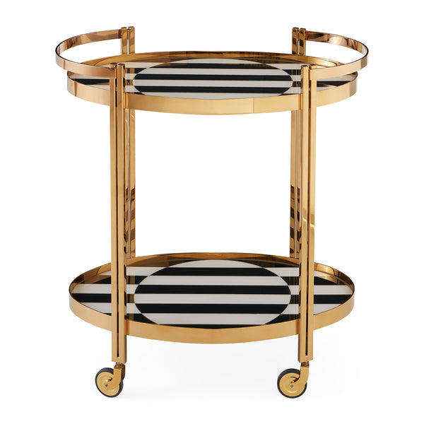 jonathan adler Op Art Bar Cart