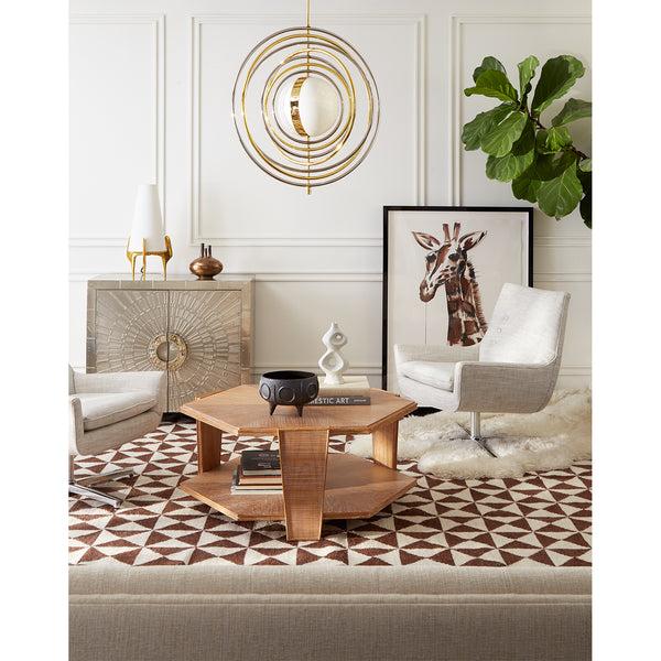 Jonathan Adler Oslo Brown Flatweave Rug