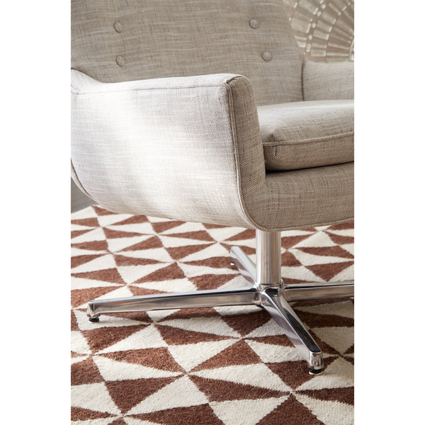 Jonathan Adler Oslo Brown Flatweave Rug