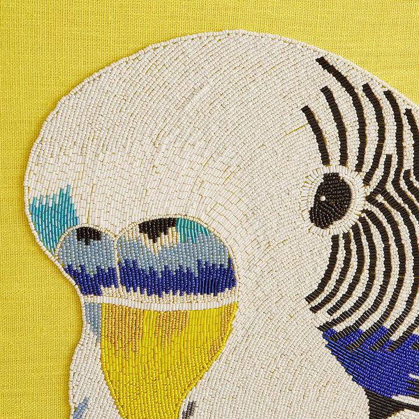 Jonathan Adler Parakeet Beaded Art