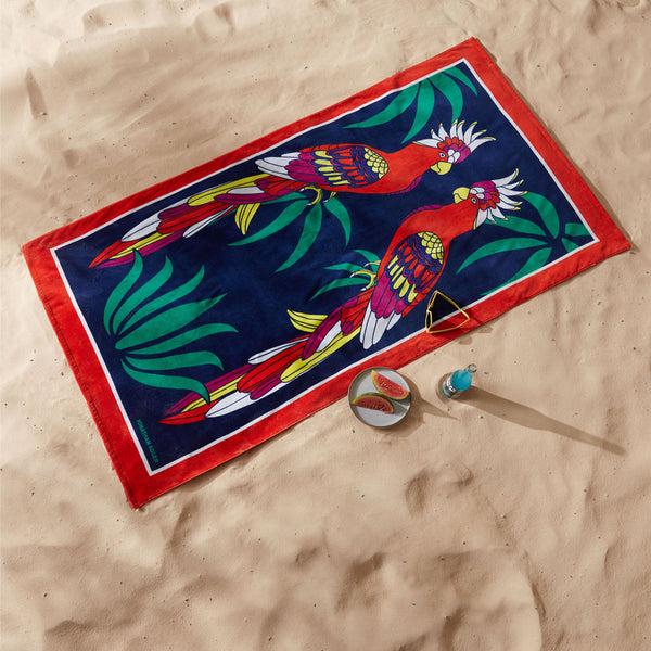 Jonathan Adler Parrots Beach Towel