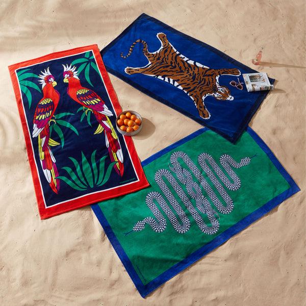 Jonathan Adler Parrots Beach Towel