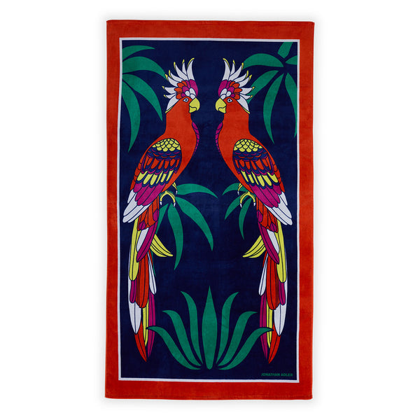 jonathan adler Parrots Beach Towel