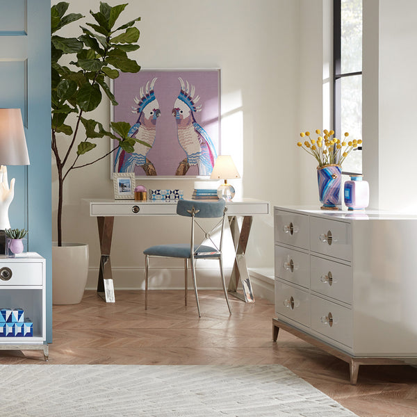 Jonathan Adler Parrots Beaded Art