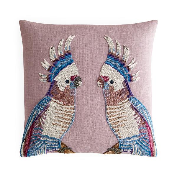 jonathan adler Parrots Beaded Pillow