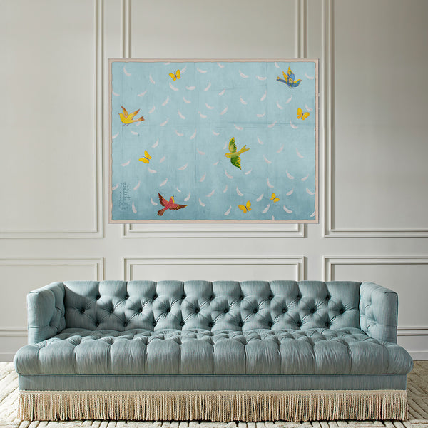 Jonathan Adler Paule Marrot Blue Feathers