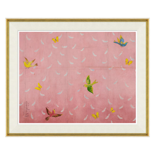 jonathan adler Paule Marrot Feathers Pink (Var. 6)