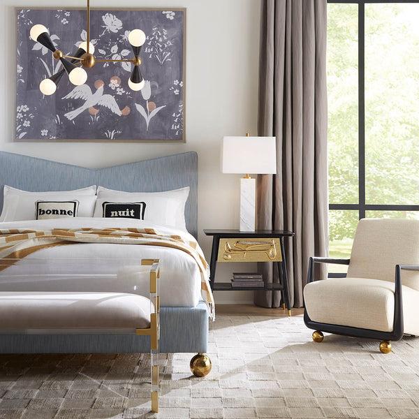 Jonathan Adler Paule Marrot Flower Garden Gris