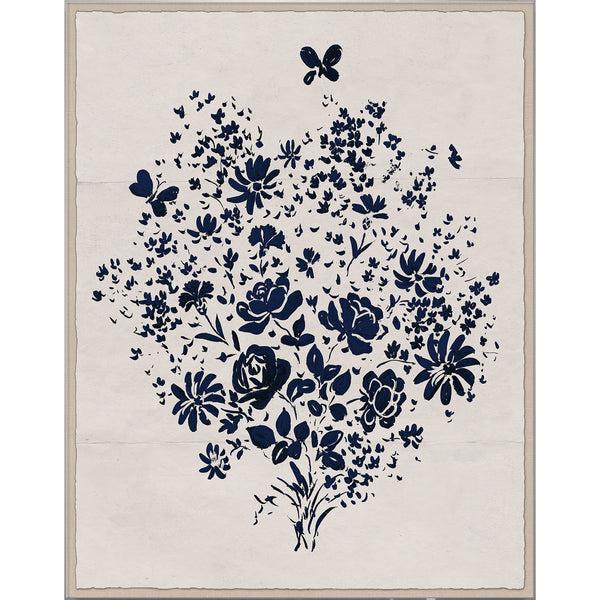 jonathan adler Paule Marrot Navy Floral Bouquet