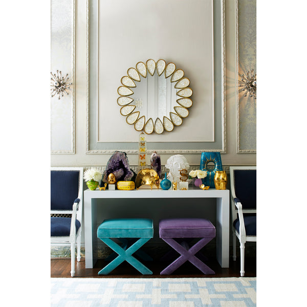 Jonathan Adler Petal Grey Mirror