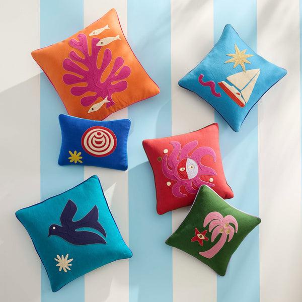 Jonathan Adler Playa Coral Pillow