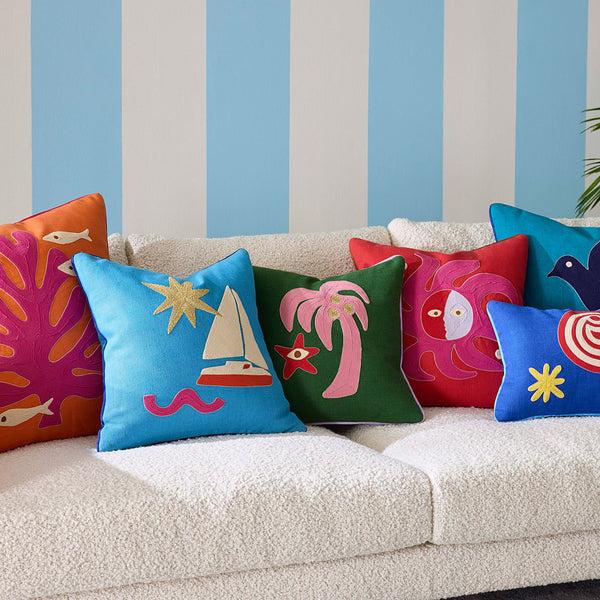 Jonathan Adler Playa Coral Pillow
