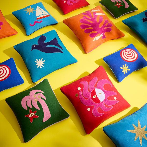 Jonathan Adler Playa Coral Pillow