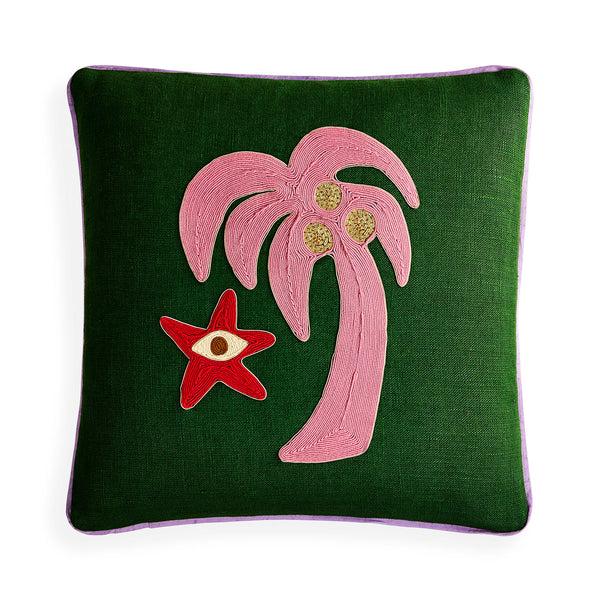 jonathan adler Playa Palm Tree Pillow