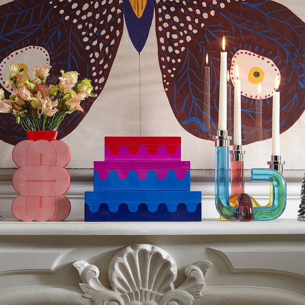 Jonathan Adler Pompidou Acrylic Candle Holder