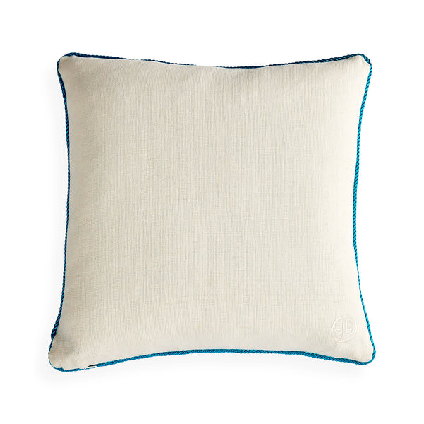 Jonathan Adler Pompidou Aqua Half Circles Pillow