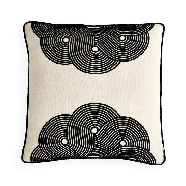 jonathan adler Pompidou B&W Half Circles Pillow