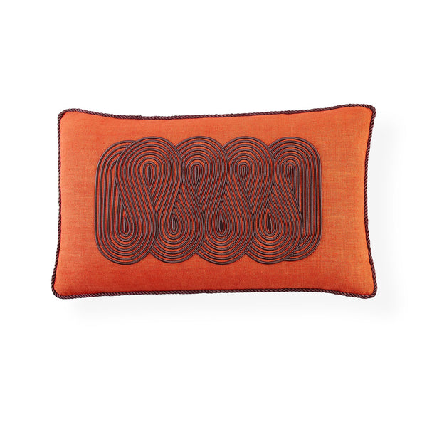 jonathan adler Pompidou Tangerine Path Pillow