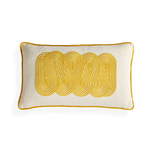 jonathan adler Pompidou Yellow Path Pillow