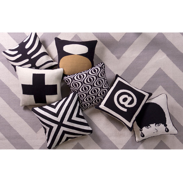 Jonathan Adler Reversible Letter Throw Pillow
