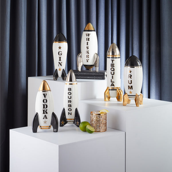 Jonathan Adler Rocket Bourbon Decanter