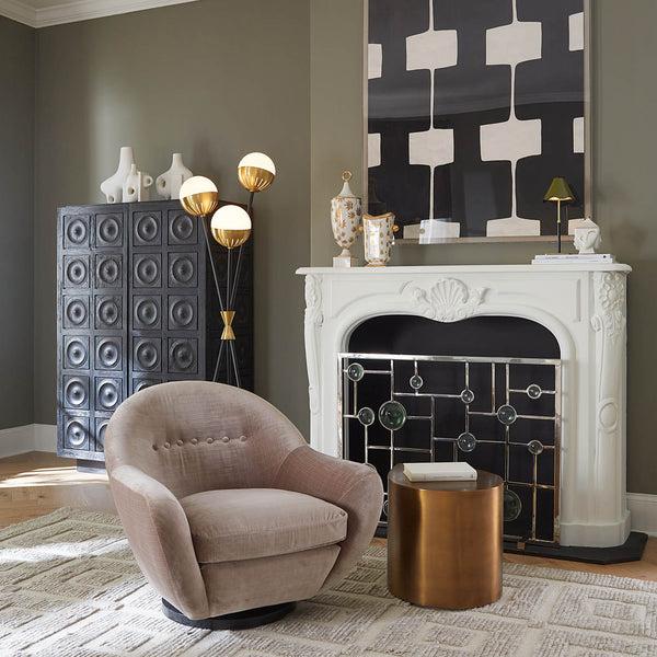 Jonathan Adler Stockholm Swivel Chair