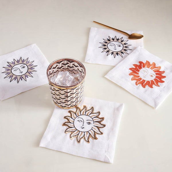 Jonathan Adler Sun Cocktail Napkins